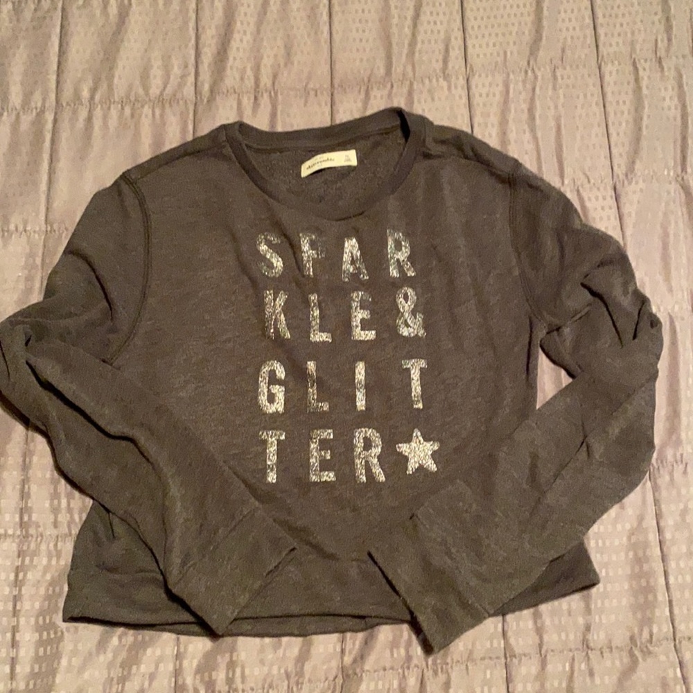 Abercrombie & Fitch sparkle and glitter sweatshirt
